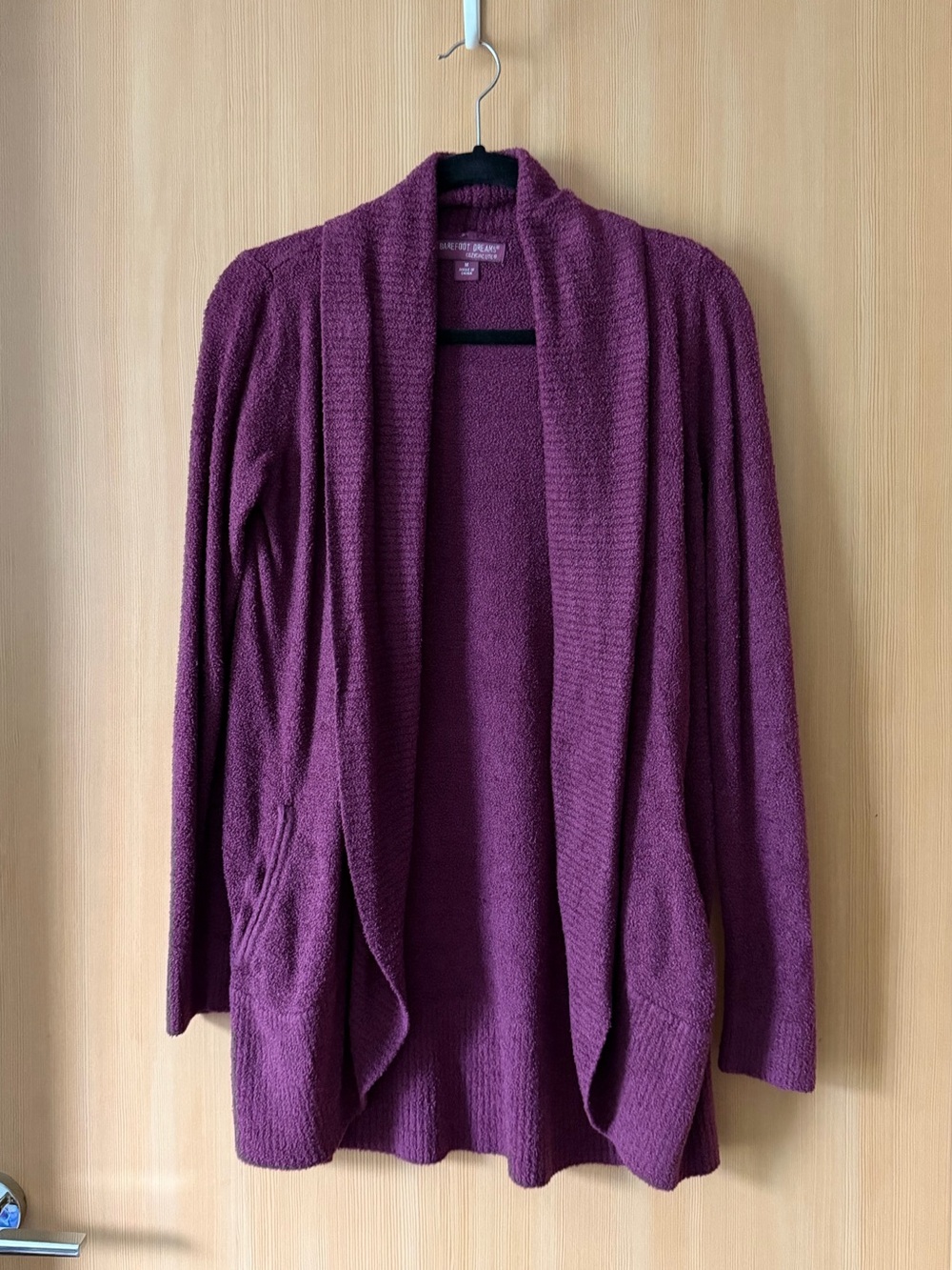 Barefoot Dreams Cozychic Lite Circle Cardigan - Plum